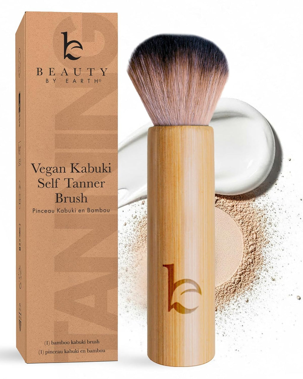 Bronzer Brush for Face - Kabuki Brush for Powder Foundation Powder Brush for Loose Powder - Liquid Foundation Brush for Face Makeup Brush - Foundation Blending Brush