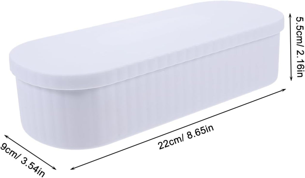 Box Cosmetic Cleaning Box Makeup Tools Cleaner Brush Cleaner Make up Brush Cleaning Container Cleaner Container Makeup Brush Holder Makeup Brush Storage Holder Pp White